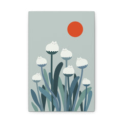 Cat and Plant 36 Canvas