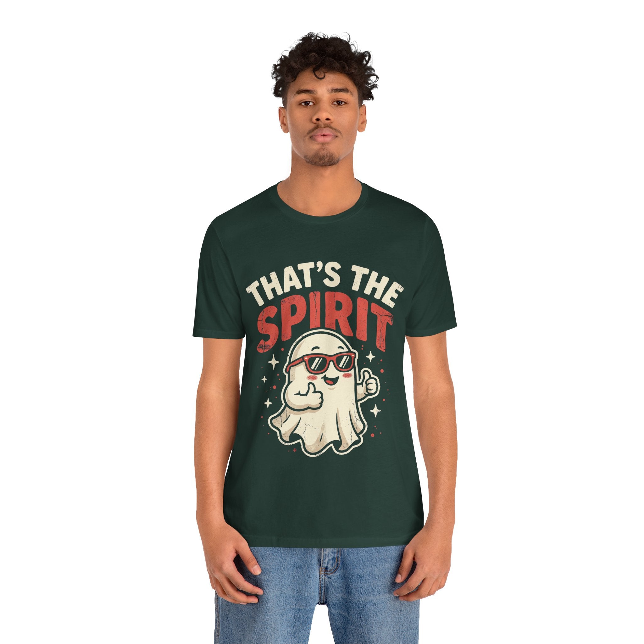 Funny Ghost That's The Spirit Retro Halloween T-Shirt