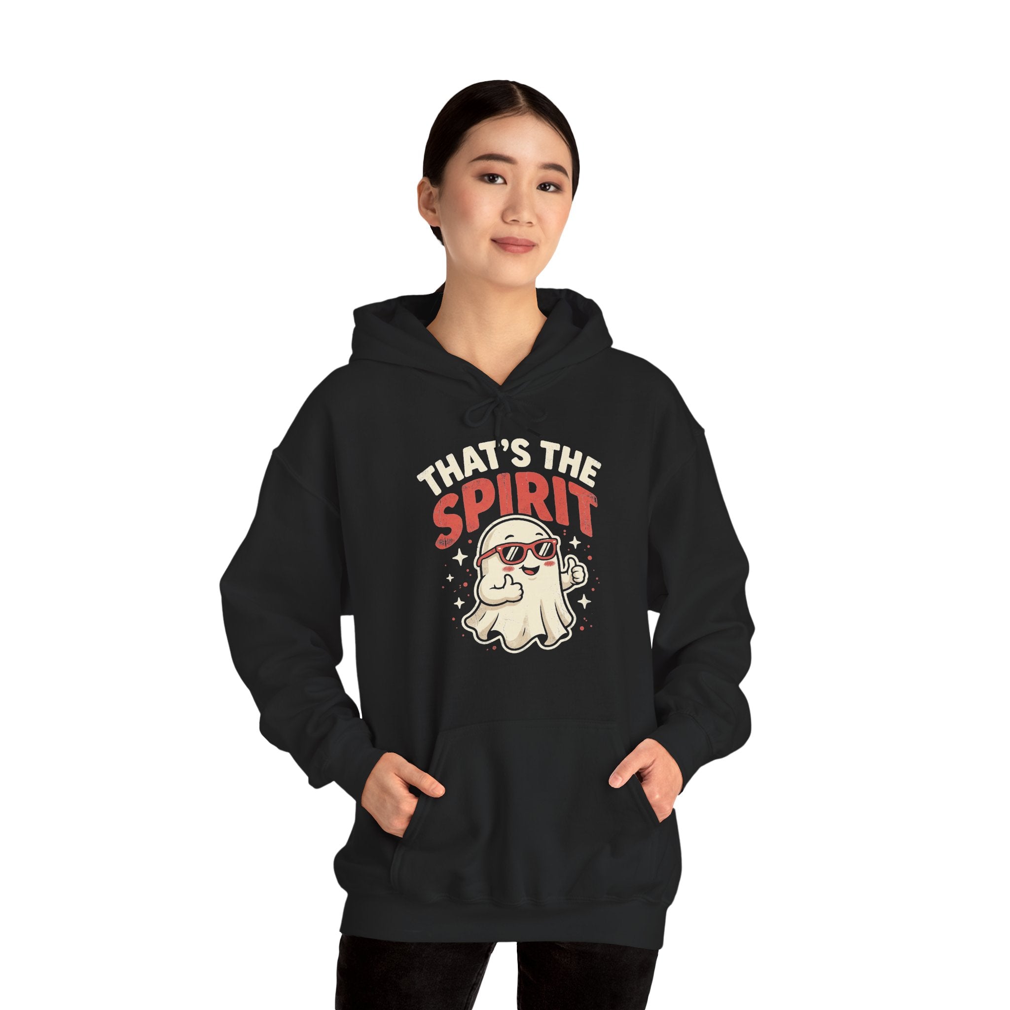 Funny Ghost That's The Spirit Retro Halloween Hoodie