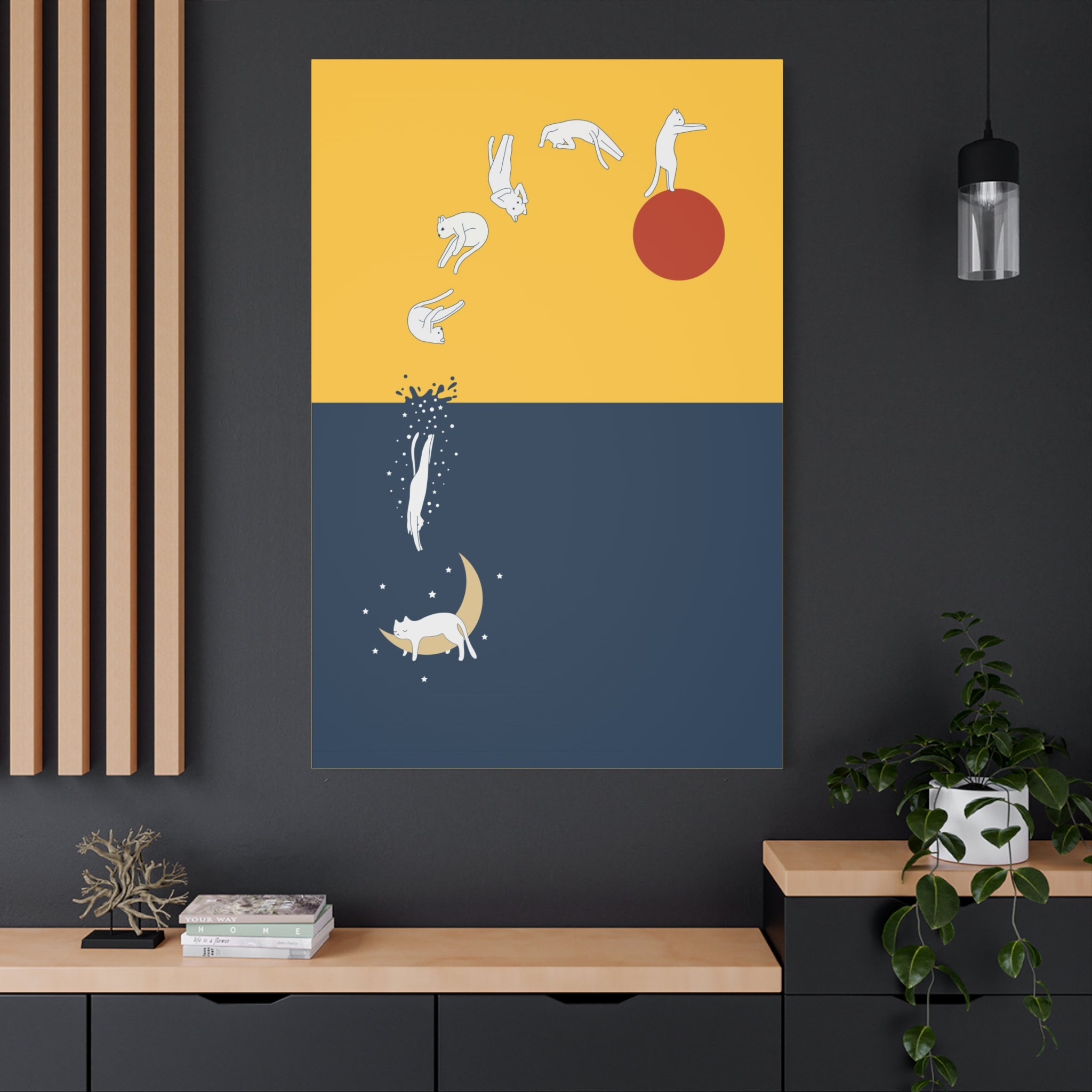 Cat Landscape 19 Canvas