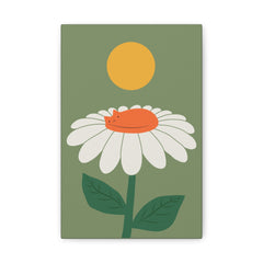 Cat and Plant Afternoon Nap Canvas