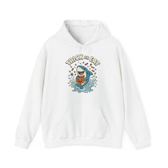 Funny Trick Or Eat Shark Pumpkin Halloween Hoodie