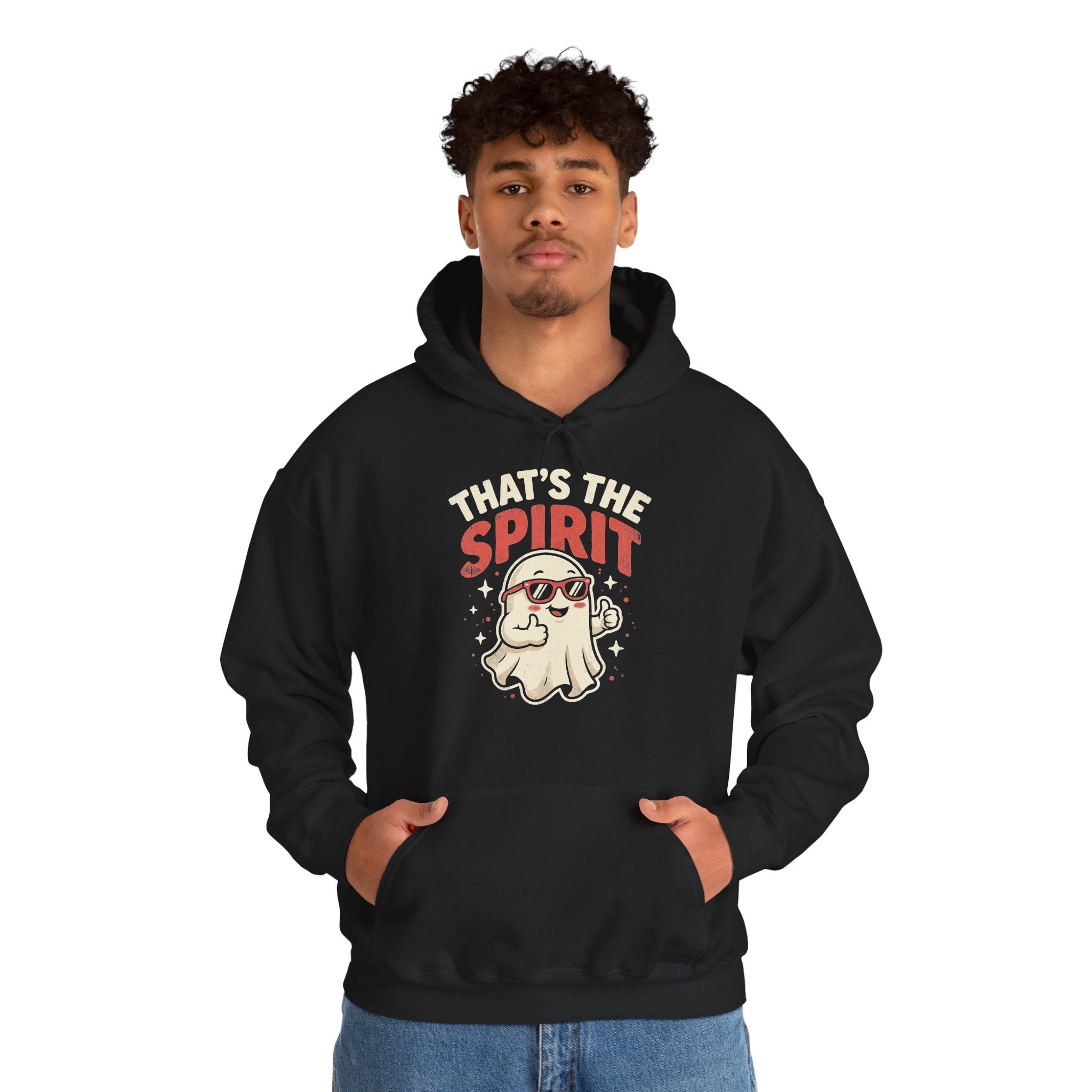 Funny Ghost That's The Spirit Retro Halloween Hoodie