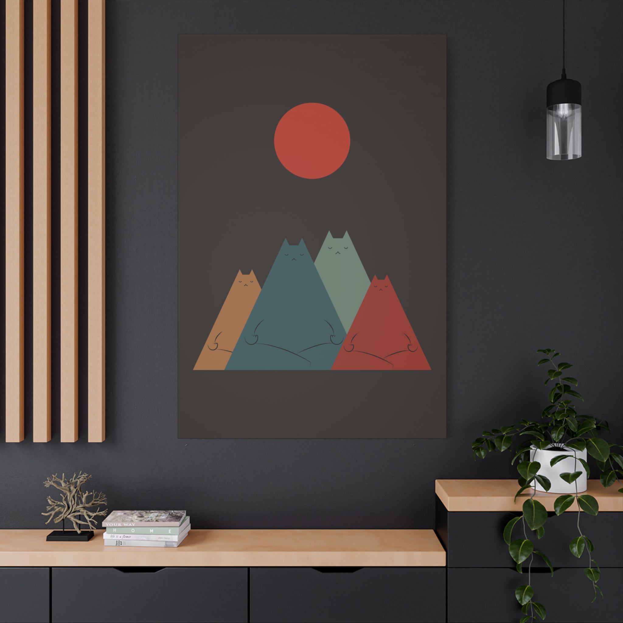 Cat Landscape 69 Canvas