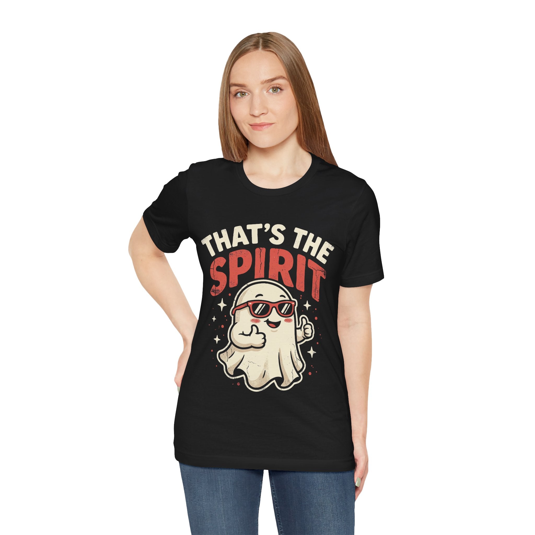 Funny Ghost That's The Spirit Retro Halloween T-Shirt