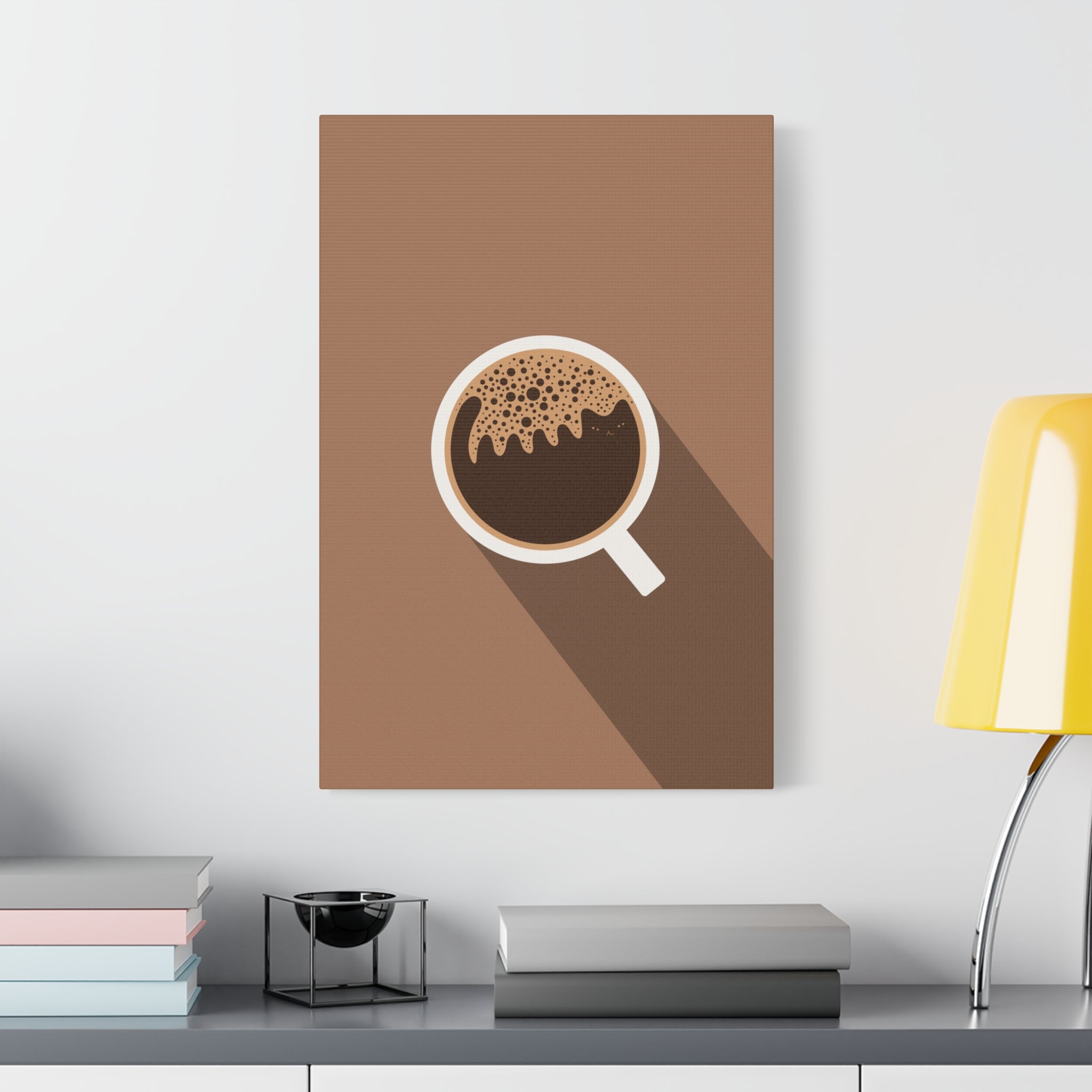 Coffee Cat Canvas