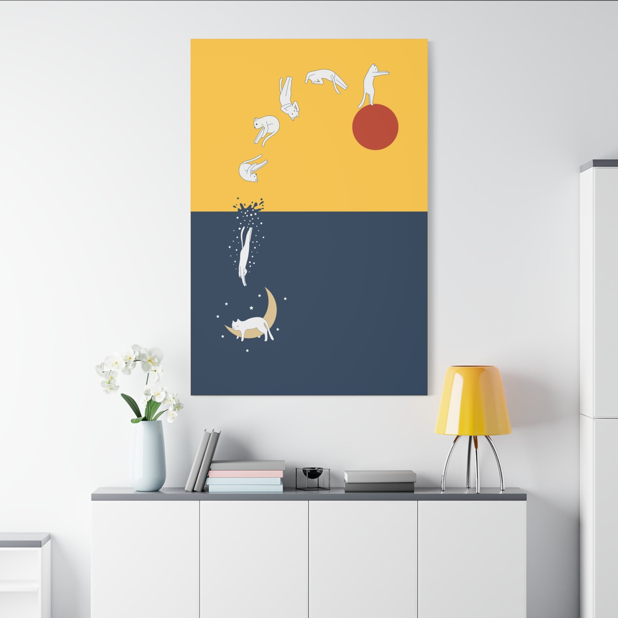 Cat Landscape 19 Canvas
