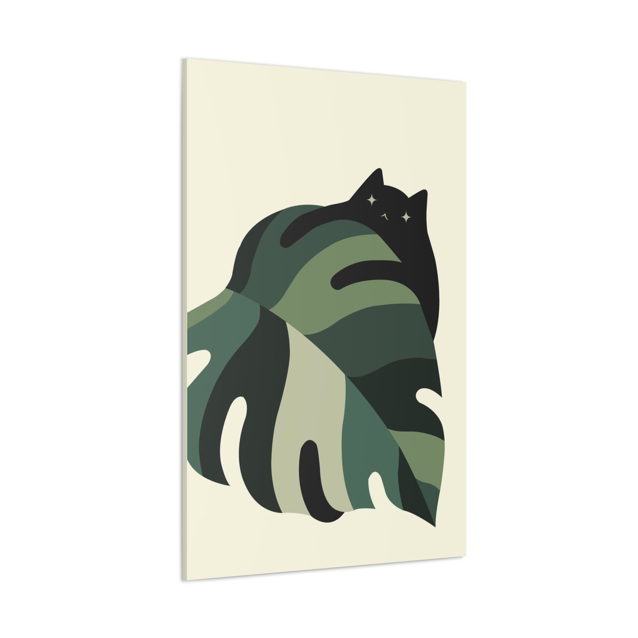 Cat and Plant 7 Canvas
