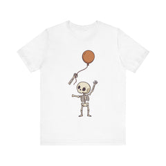 Funny Skeleton Balloon Floating Hand Retro Halloween T-Shirt