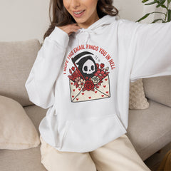 Funny Grim Reaper I Hope This Email Finds You In Hell Hoodie