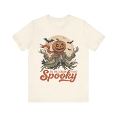 Funny Tis The Season To Be Spooky Pumpkin Skeleton T-Shirt