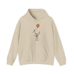 Funny Skeleton Balloon Floating Hand Retro Halloween Hoodie