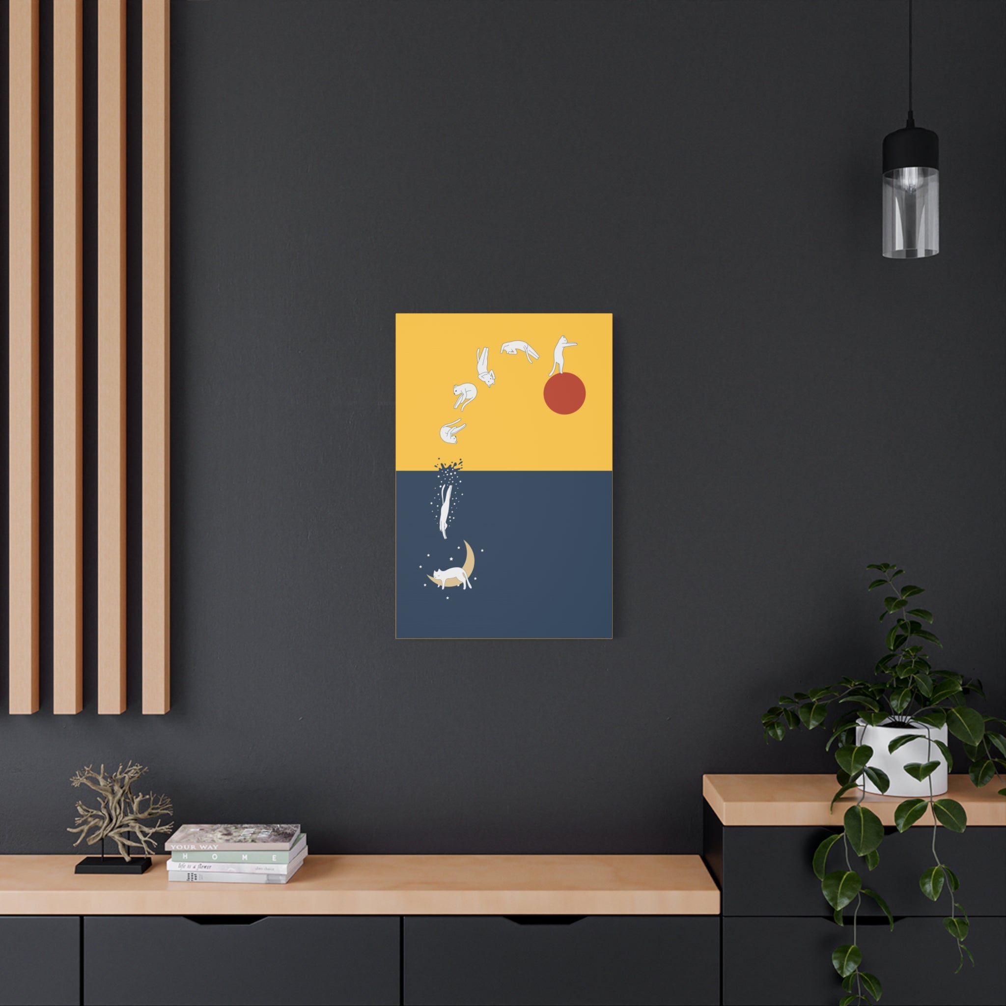 Cat Landscape 19 Canvas