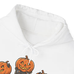 Cute Halloween Black Cats Pumpkin Helmet Hoodie