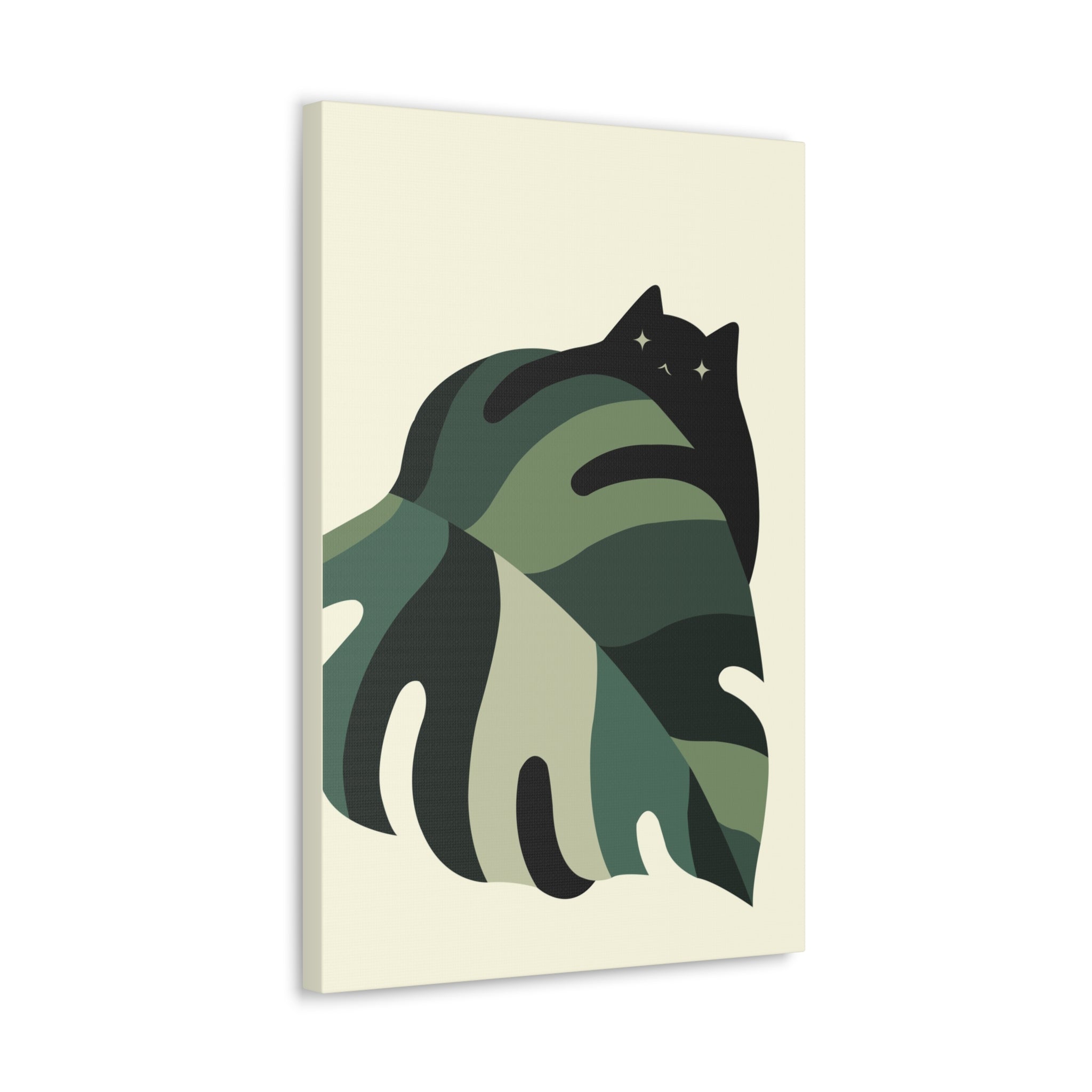 Cat and Plant 7 Canvas